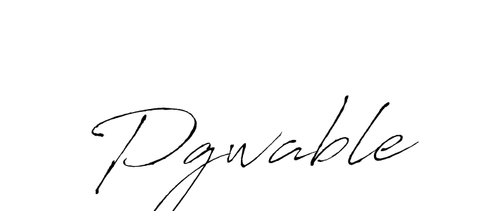 How to make Pgwable name signature. Use Antro_Vectra style for creating short signs online. This is the latest handwritten sign. Pgwable signature style 6 images and pictures png