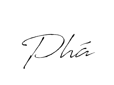 Also You can easily find your signature by using the search form. We will create Phá name handwritten signature images for you free of cost using Antro_Vectra sign style. Phá signature style 6 images and pictures png