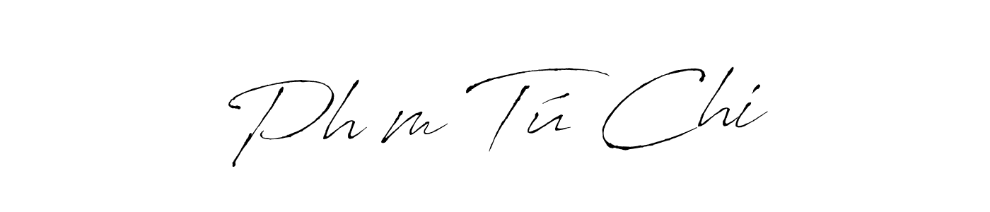 Create a beautiful signature design for name Phạm Tú Chi. With this signature (Antro_Vectra) fonts, you can make a handwritten signature for free. Phạm Tú Chi signature style 6 images and pictures png