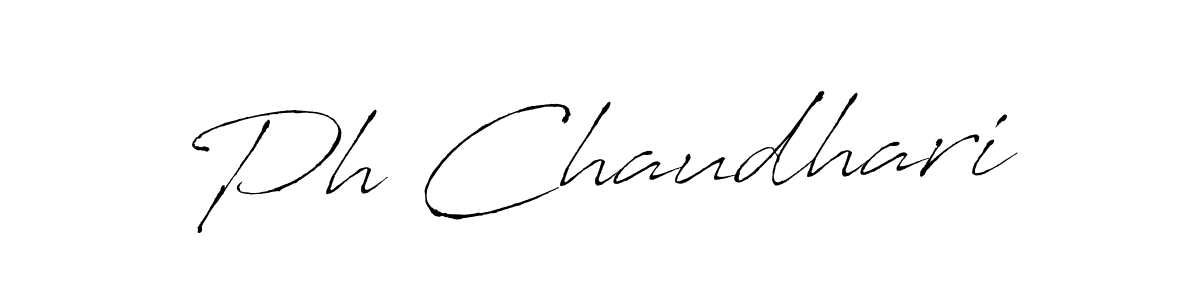 How to Draw Ph Chaudhari signature style? Antro_Vectra is a latest design signature styles for name Ph Chaudhari. Ph Chaudhari signature style 6 images and pictures png