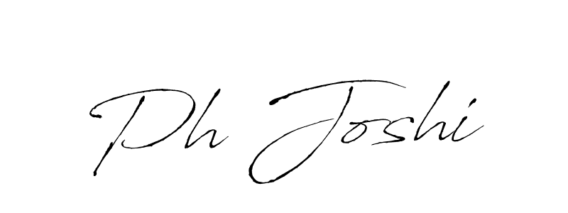 Also You can easily find your signature by using the search form. We will create Ph Joshi name handwritten signature images for you free of cost using Antro_Vectra sign style. Ph Joshi signature style 6 images and pictures png