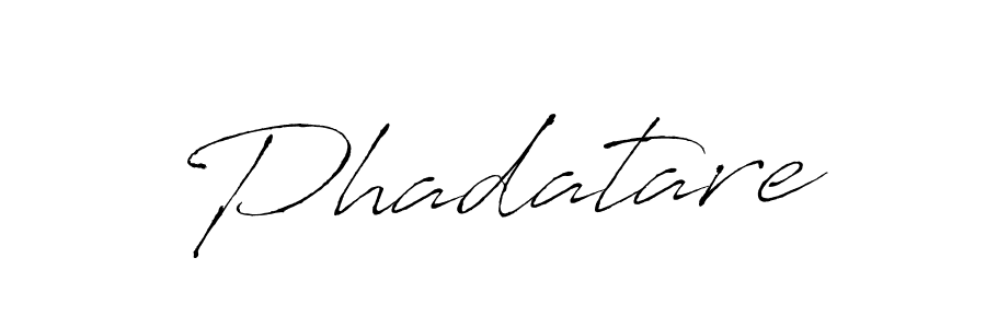 Phadatare stylish signature style. Best Handwritten Sign (Antro_Vectra) for my name. Handwritten Signature Collection Ideas for my name Phadatare. Phadatare signature style 6 images and pictures png