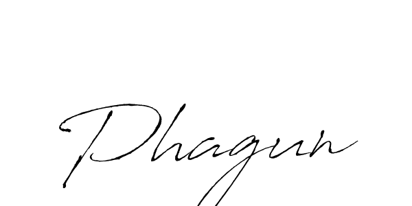 Phagun stylish signature style. Best Handwritten Sign (Antro_Vectra) for my name. Handwritten Signature Collection Ideas for my name Phagun. Phagun signature style 6 images and pictures png