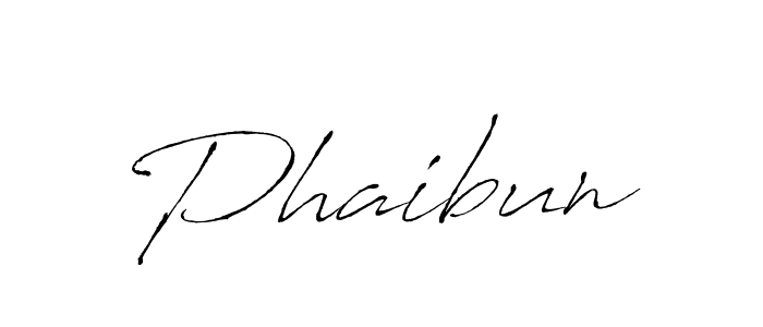 Create a beautiful signature design for name Phaibun. With this signature (Antro_Vectra) fonts, you can make a handwritten signature for free. Phaibun signature style 6 images and pictures png