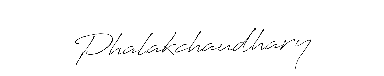 How to make Phalakchaudhary name signature. Use Antro_Vectra style for creating short signs online. This is the latest handwritten sign. Phalakchaudhary signature style 6 images and pictures png