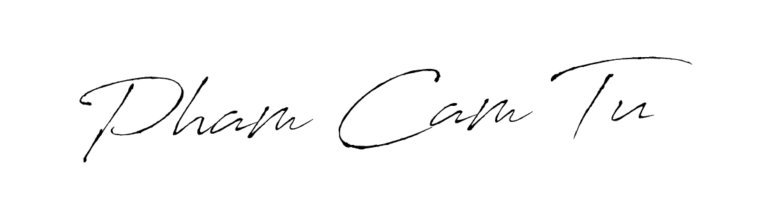 Use a signature maker to create a handwritten signature online. With this signature software, you can design (Antro_Vectra) your own signature for name Pham Cam Tu. Pham Cam Tu signature style 6 images and pictures png