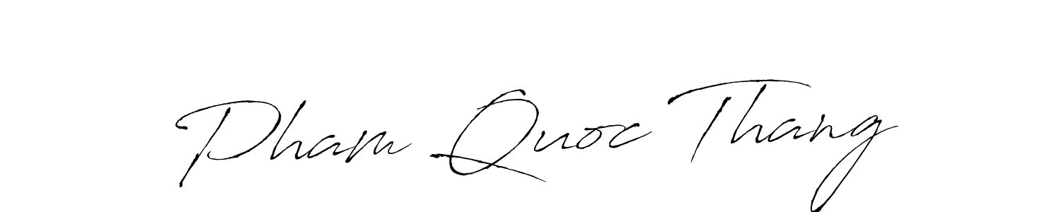 Make a beautiful signature design for name Pham Quoc Thang. With this signature (Antro_Vectra) style, you can create a handwritten signature for free. Pham Quoc Thang signature style 6 images and pictures png
