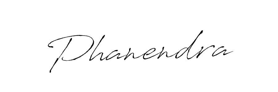 Phanendra stylish signature style. Best Handwritten Sign (Antro_Vectra) for my name. Handwritten Signature Collection Ideas for my name Phanendra. Phanendra signature style 6 images and pictures png
