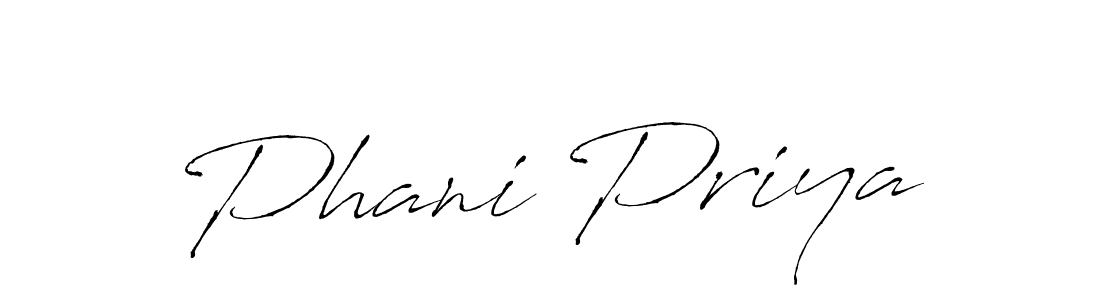 It looks lik you need a new signature style for name Phani Priya. Design unique handwritten (Antro_Vectra) signature with our free signature maker in just a few clicks. Phani Priya signature style 6 images and pictures png