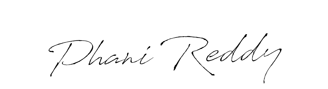 The best way (Antro_Vectra) to make a short signature is to pick only two or three words in your name. The name Phani Reddy include a total of six letters. For converting this name. Phani Reddy signature style 6 images and pictures png