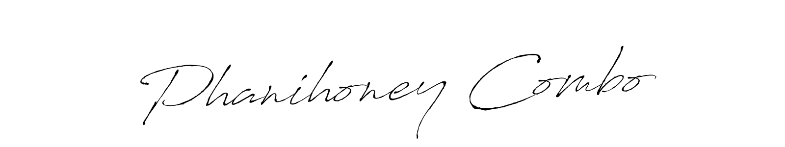 It looks lik you need a new signature style for name Phanihoney Combo. Design unique handwritten (Antro_Vectra) signature with our free signature maker in just a few clicks. Phanihoney Combo signature style 6 images and pictures png