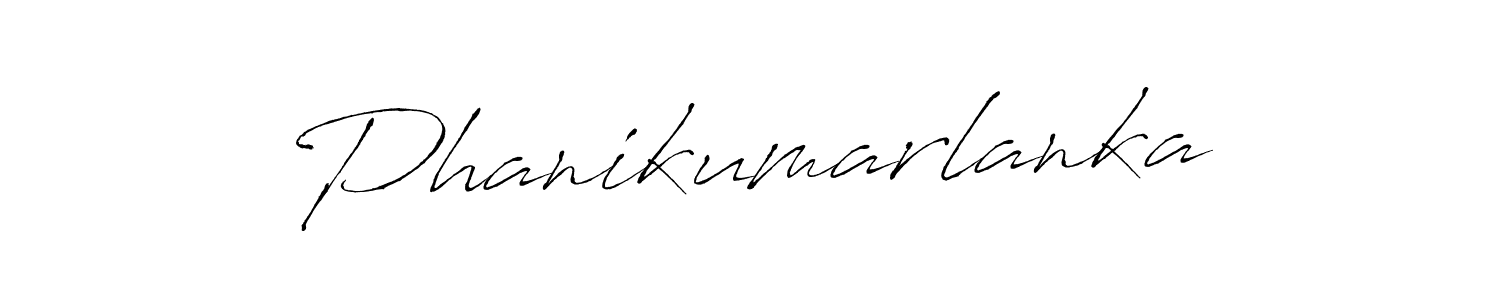 You should practise on your own different ways (Antro_Vectra) to write your name (Phanikumarlanka) in signature. don't let someone else do it for you. Phanikumarlanka signature style 6 images and pictures png