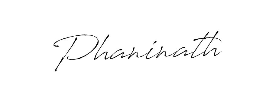 How to make Phaninath signature? Antro_Vectra is a professional autograph style. Create handwritten signature for Phaninath name. Phaninath signature style 6 images and pictures png