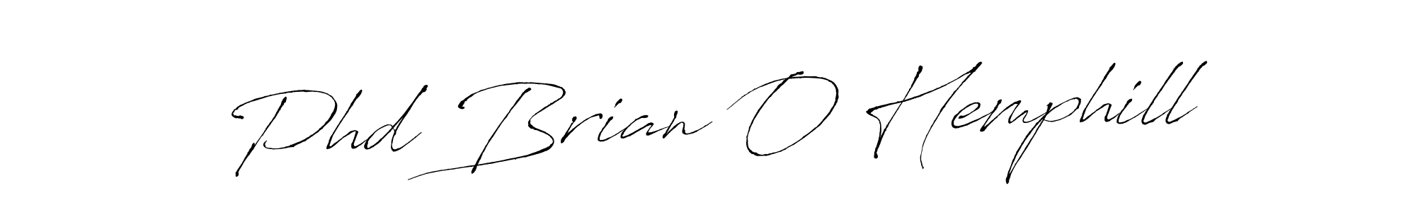 Also we have Phd Brian O Hemphill name is the best signature style. Create professional handwritten signature collection using Antro_Vectra autograph style. Phd Brian O Hemphill signature style 6 images and pictures png