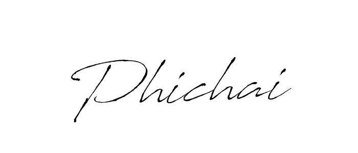 How to make Phichai signature? Antro_Vectra is a professional autograph style. Create handwritten signature for Phichai name. Phichai signature style 6 images and pictures png
