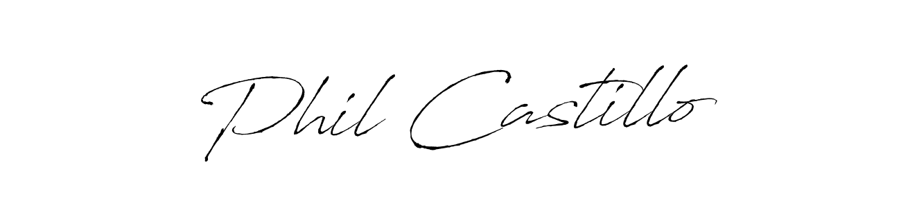 How to make Phil Castillo name signature. Use Antro_Vectra style for creating short signs online. This is the latest handwritten sign. Phil Castillo signature style 6 images and pictures png