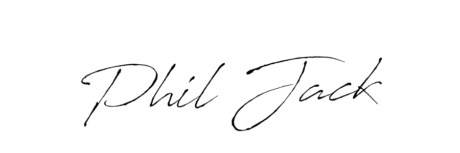 How to make Phil Jack name signature. Use Antro_Vectra style for creating short signs online. This is the latest handwritten sign. Phil Jack signature style 6 images and pictures png