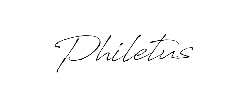Philetus stylish signature style. Best Handwritten Sign (Antro_Vectra) for my name. Handwritten Signature Collection Ideas for my name Philetus. Philetus signature style 6 images and pictures png