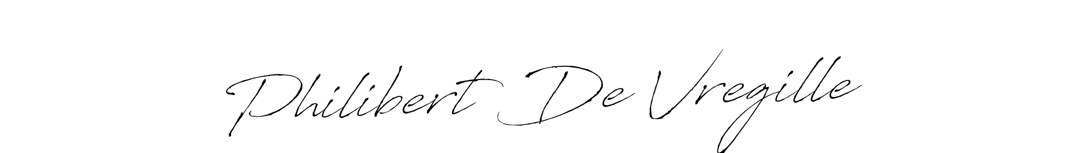 The best way (Antro_Vectra) to make a short signature is to pick only two or three words in your name. The name Philibert De Vregille include a total of six letters. For converting this name. Philibert De Vregille signature style 6 images and pictures png