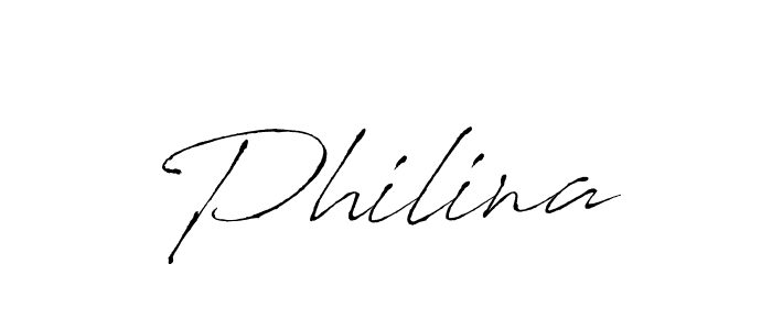 How to make Philina signature? Antro_Vectra is a professional autograph style. Create handwritten signature for Philina name. Philina signature style 6 images and pictures png