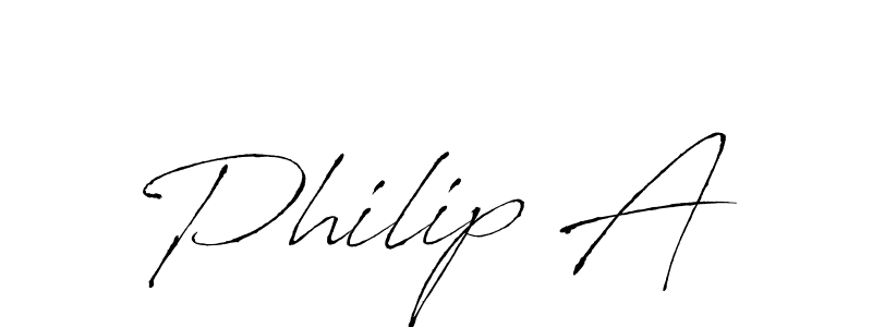 Similarly Antro_Vectra is the best handwritten signature design. Signature creator online .You can use it as an online autograph creator for name Philip A. Philip A signature style 6 images and pictures png