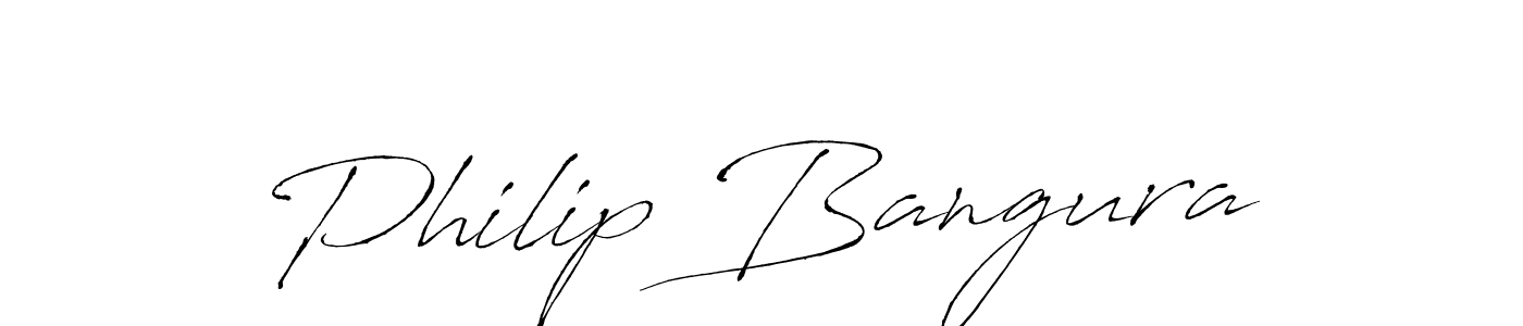 You should practise on your own different ways (Antro_Vectra) to write your name (Philip Bangura) in signature. don't let someone else do it for you. Philip Bangura signature style 6 images and pictures png