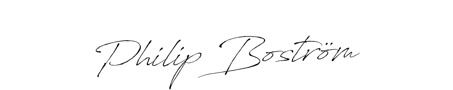Create a beautiful signature design for name Philip Boström. With this signature (Antro_Vectra) fonts, you can make a handwritten signature for free. Philip Boström signature style 6 images and pictures png