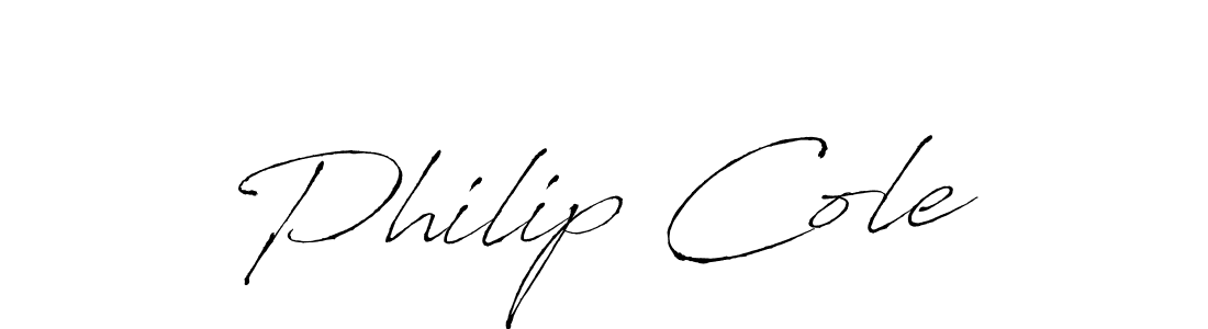 Philip Cole stylish signature style. Best Handwritten Sign (Antro_Vectra) for my name. Handwritten Signature Collection Ideas for my name Philip Cole. Philip Cole signature style 6 images and pictures png