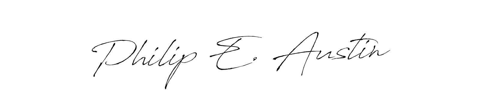 Antro_Vectra is a professional signature style that is perfect for those who want to add a touch of class to their signature. It is also a great choice for those who want to make their signature more unique. Get Philip E. Austin name to fancy signature for free. Philip E. Austin signature style 6 images and pictures png