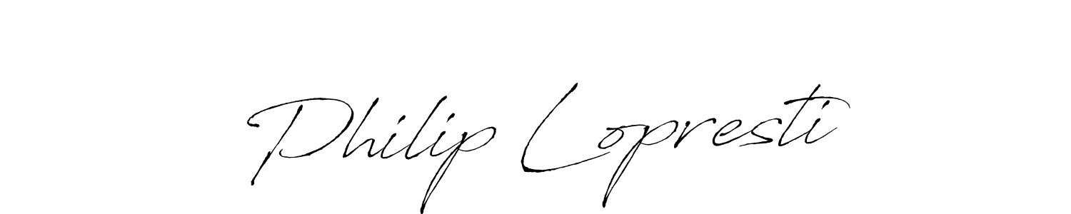 Once you've used our free online signature maker to create your best signature Antro_Vectra style, it's time to enjoy all of the benefits that Philip Lopresti name signing documents. Philip Lopresti signature style 6 images and pictures png