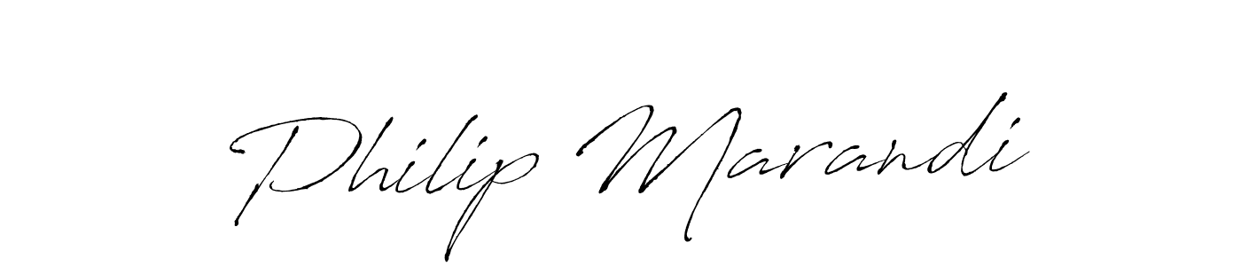 Philip Marandi stylish signature style. Best Handwritten Sign (Antro_Vectra) for my name. Handwritten Signature Collection Ideas for my name Philip Marandi. Philip Marandi signature style 6 images and pictures png