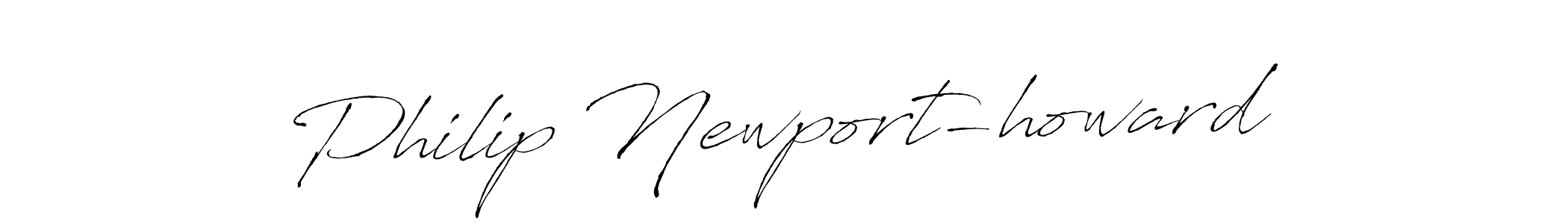 Design your own signature with our free online signature maker. With this signature software, you can create a handwritten (Antro_Vectra) signature for name Philip Newport-howard. Philip Newport-howard signature style 6 images and pictures png