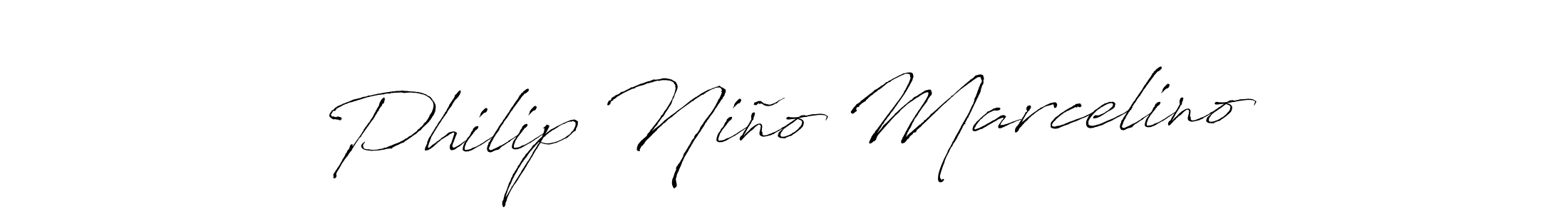 It looks lik you need a new signature style for name Philip Niño Marcelino. Design unique handwritten (Antro_Vectra) signature with our free signature maker in just a few clicks. Philip Niño Marcelino signature style 6 images and pictures png
