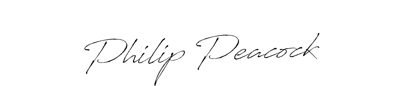 Use a signature maker to create a handwritten signature online. With this signature software, you can design (Antro_Vectra) your own signature for name Philip Peacock. Philip Peacock signature style 6 images and pictures png