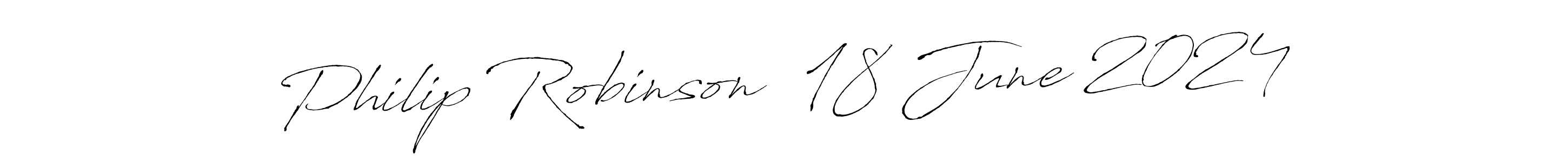 How to make Philip Robinson  18 June 2024 name signature. Use Antro_Vectra style for creating short signs online. This is the latest handwritten sign. Philip Robinson  18 June 2024 signature style 6 images and pictures png