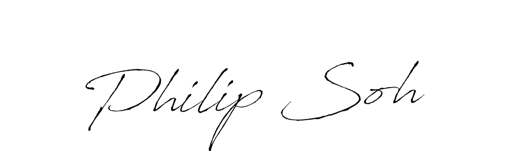 Use a signature maker to create a handwritten signature online. With this signature software, you can design (Antro_Vectra) your own signature for name Philip Soh. Philip Soh signature style 6 images and pictures png