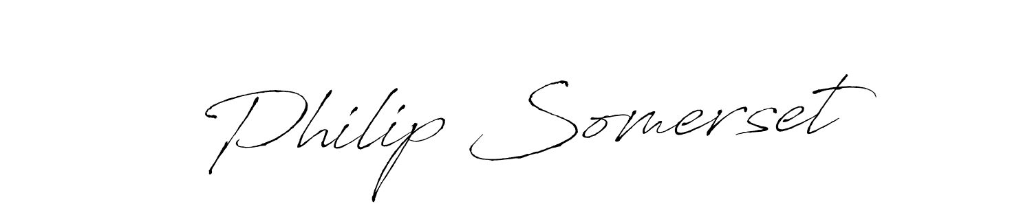 Antro_Vectra is a professional signature style that is perfect for those who want to add a touch of class to their signature. It is also a great choice for those who want to make their signature more unique. Get Philip Somerset name to fancy signature for free. Philip Somerset signature style 6 images and pictures png