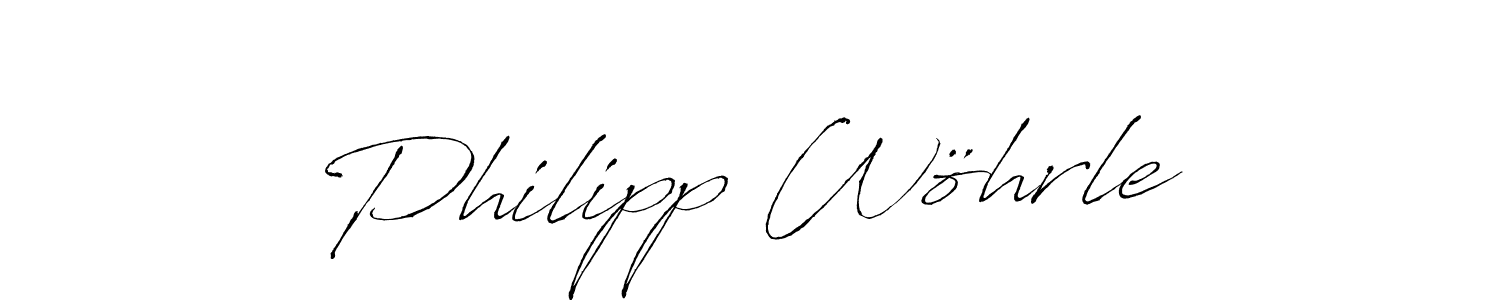 Also we have Philipp Wöhrle name is the best signature style. Create professional handwritten signature collection using Antro_Vectra autograph style. Philipp Wöhrle signature style 6 images and pictures png
