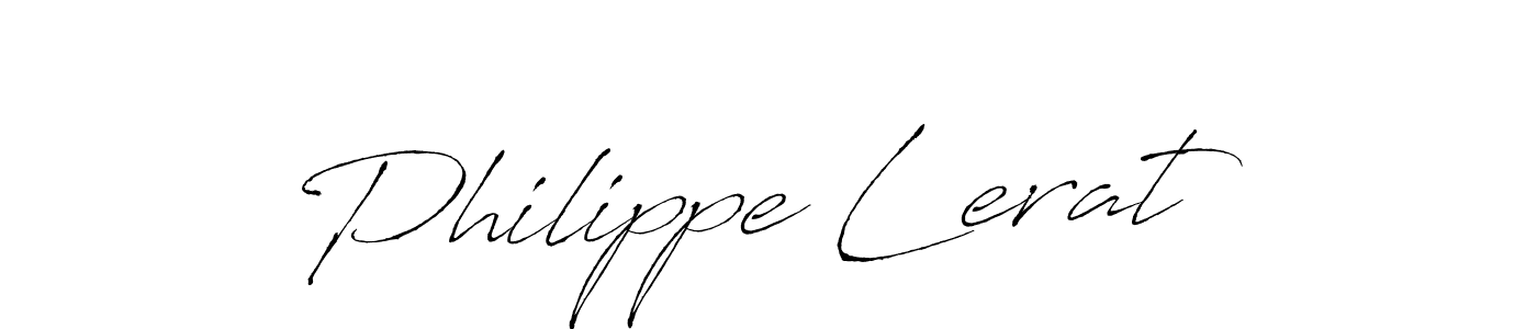 How to make Philippe Lerat name signature. Use Antro_Vectra style for creating short signs online. This is the latest handwritten sign. Philippe Lerat signature style 6 images and pictures png