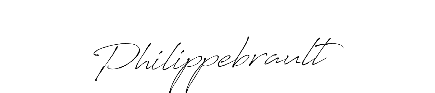 You should practise on your own different ways (Antro_Vectra) to write your name (Philippebrault) in signature. don't let someone else do it for you. Philippebrault signature style 6 images and pictures png