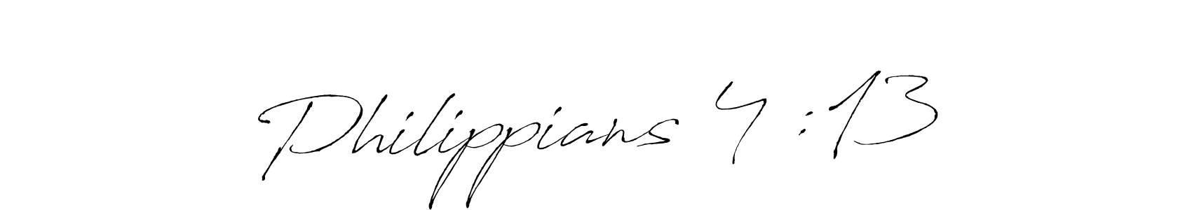 Similarly Antro_Vectra is the best handwritten signature design. Signature creator online .You can use it as an online autograph creator for name Philippians 4 :13. Philippians 4 :13 signature style 6 images and pictures png