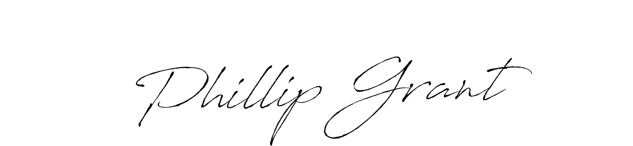 You should practise on your own different ways (Antro_Vectra) to write your name (Phillip Grant) in signature. don't let someone else do it for you. Phillip Grant signature style 6 images and pictures png