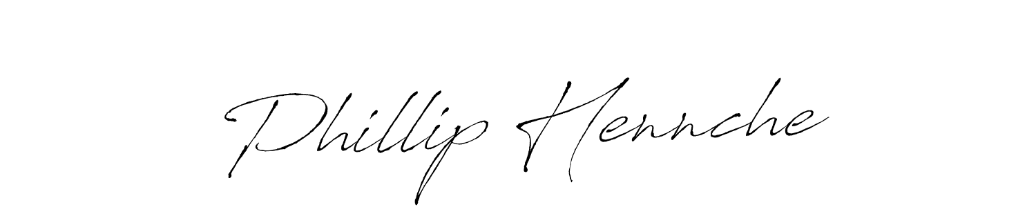 Make a beautiful signature design for name Phillip Hennche. Use this online signature maker to create a handwritten signature for free. Phillip Hennche signature style 6 images and pictures png