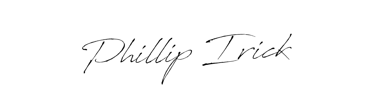 It looks lik you need a new signature style for name Phillip Irick. Design unique handwritten (Antro_Vectra) signature with our free signature maker in just a few clicks. Phillip Irick signature style 6 images and pictures png