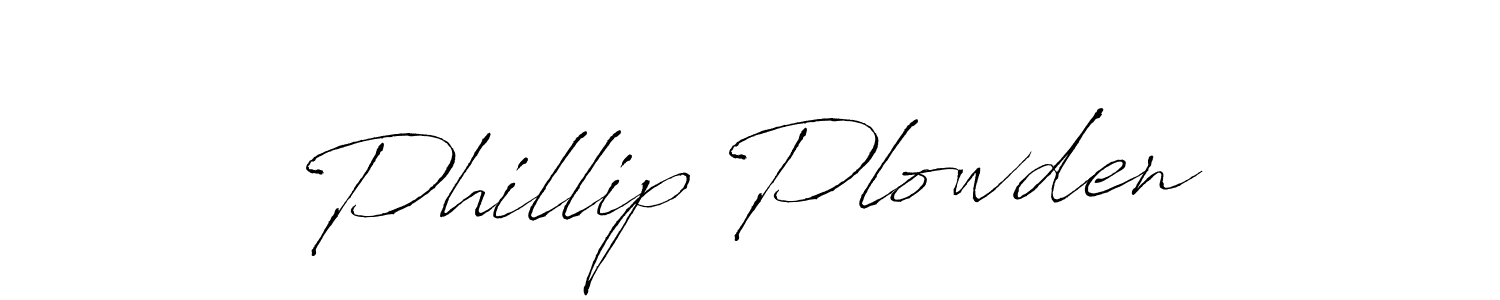 Design your own signature with our free online signature maker. With this signature software, you can create a handwritten (Antro_Vectra) signature for name Phillip Plowden. Phillip Plowden signature style 6 images and pictures png