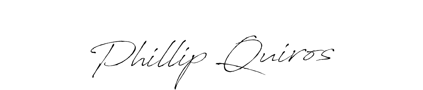 Use a signature maker to create a handwritten signature online. With this signature software, you can design (Antro_Vectra) your own signature for name Phillip Quiros. Phillip Quiros signature style 6 images and pictures png