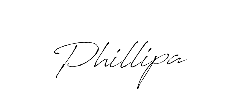 Phillipa stylish signature style. Best Handwritten Sign (Antro_Vectra) for my name. Handwritten Signature Collection Ideas for my name Phillipa. Phillipa signature style 6 images and pictures png
