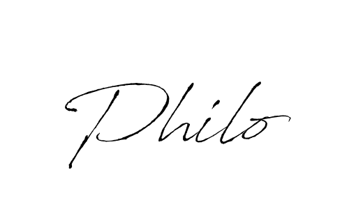 Create a beautiful signature design for name Philo. With this signature (Antro_Vectra) fonts, you can make a handwritten signature for free. Philo signature style 6 images and pictures png