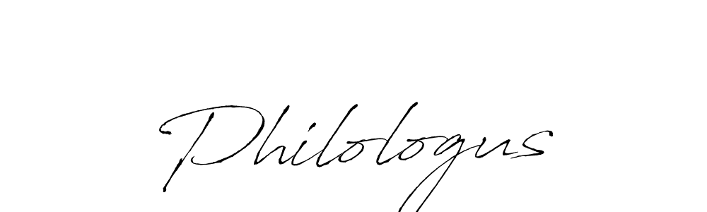 Use a signature maker to create a handwritten signature online. With this signature software, you can design (Antro_Vectra) your own signature for name Philologus. Philologus signature style 6 images and pictures png