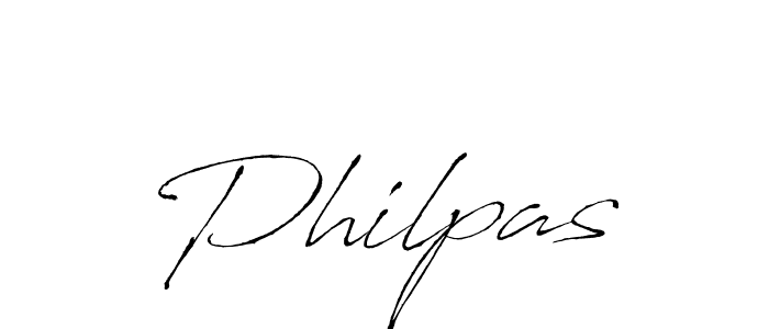 Philpas stylish signature style. Best Handwritten Sign (Antro_Vectra) for my name. Handwritten Signature Collection Ideas for my name Philpas. Philpas signature style 6 images and pictures png